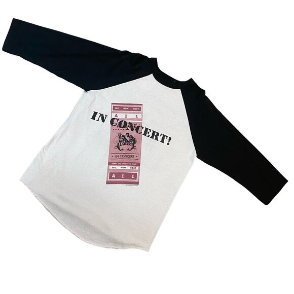 Vintage Alabama 1986 The Touch In Concert Wild Country Raglan Baseball Tee Large - Picture 1 of 8